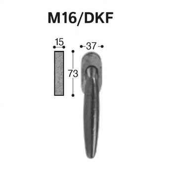 WING - DK brass window handle on rose by GIARA ART DESIGN-BRONZE - view 3